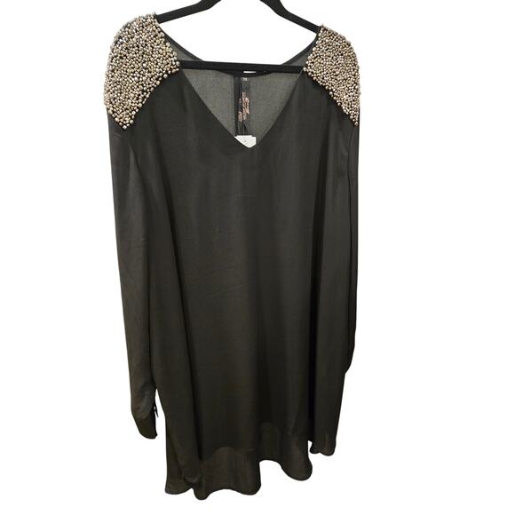 Melissa McCarthy Black Tunic Top | Size 2X - NWT - Picture 1 of 8